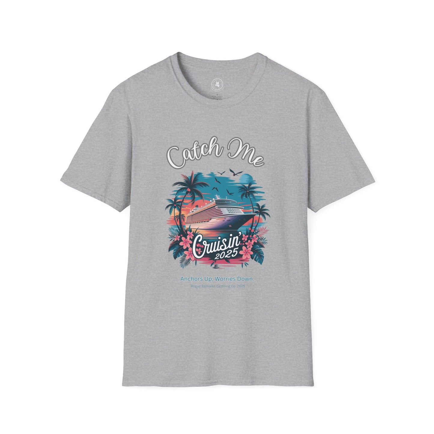 Catch Me Cruisin’ 2025 Tee – Anchors Up Edition Unisex Softstyle T-Shirt