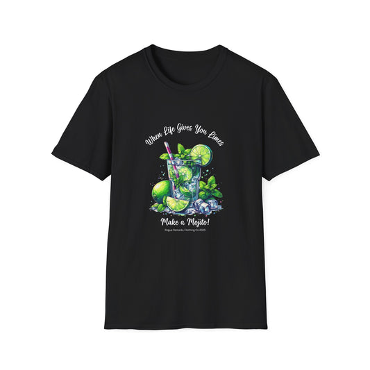 When Life Gives You Limes… Make a Mojito! Unisex Softstyle T-Shirt
