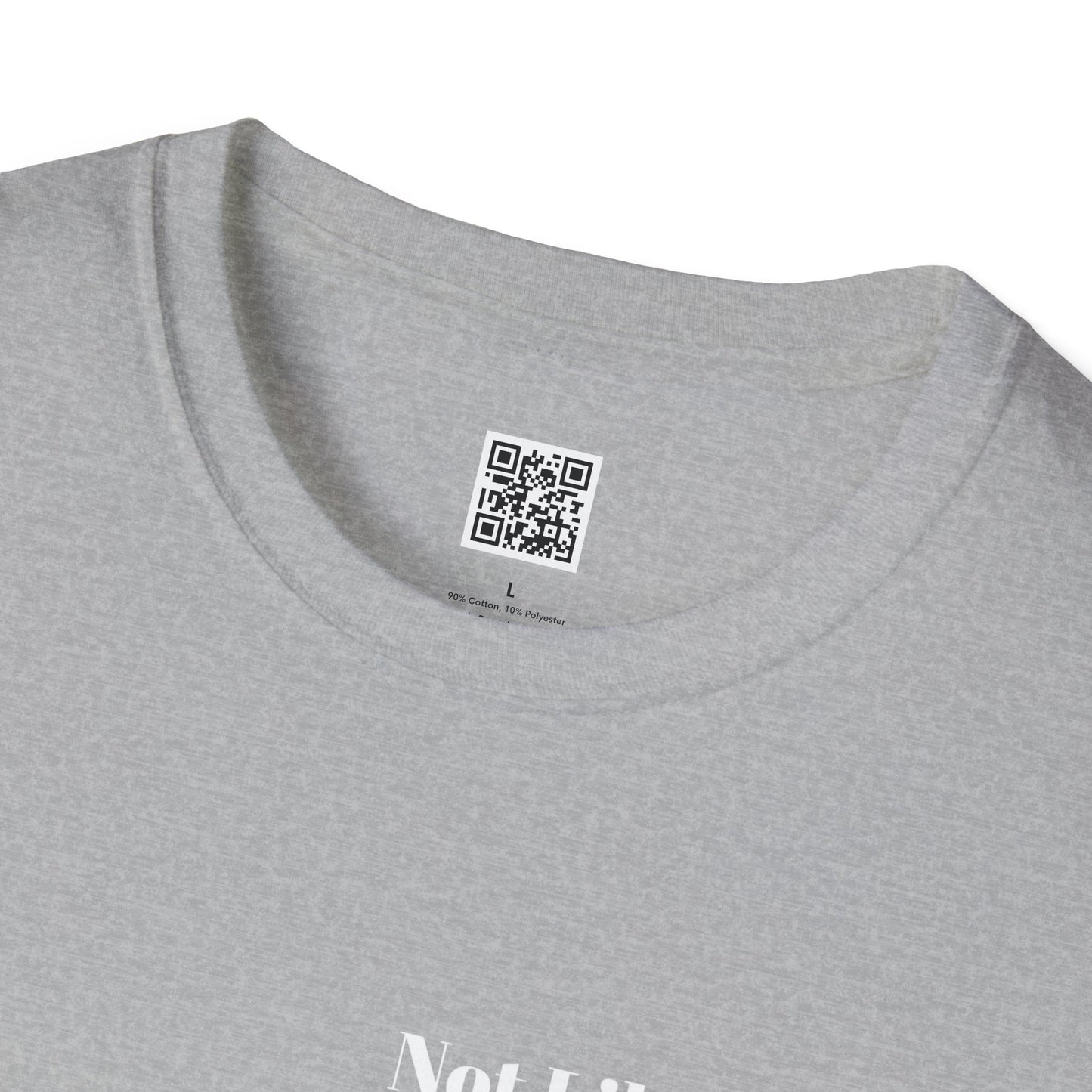 “Don’t Be a Little B**” QR Code Tee – SCAN IF YOU DARE!