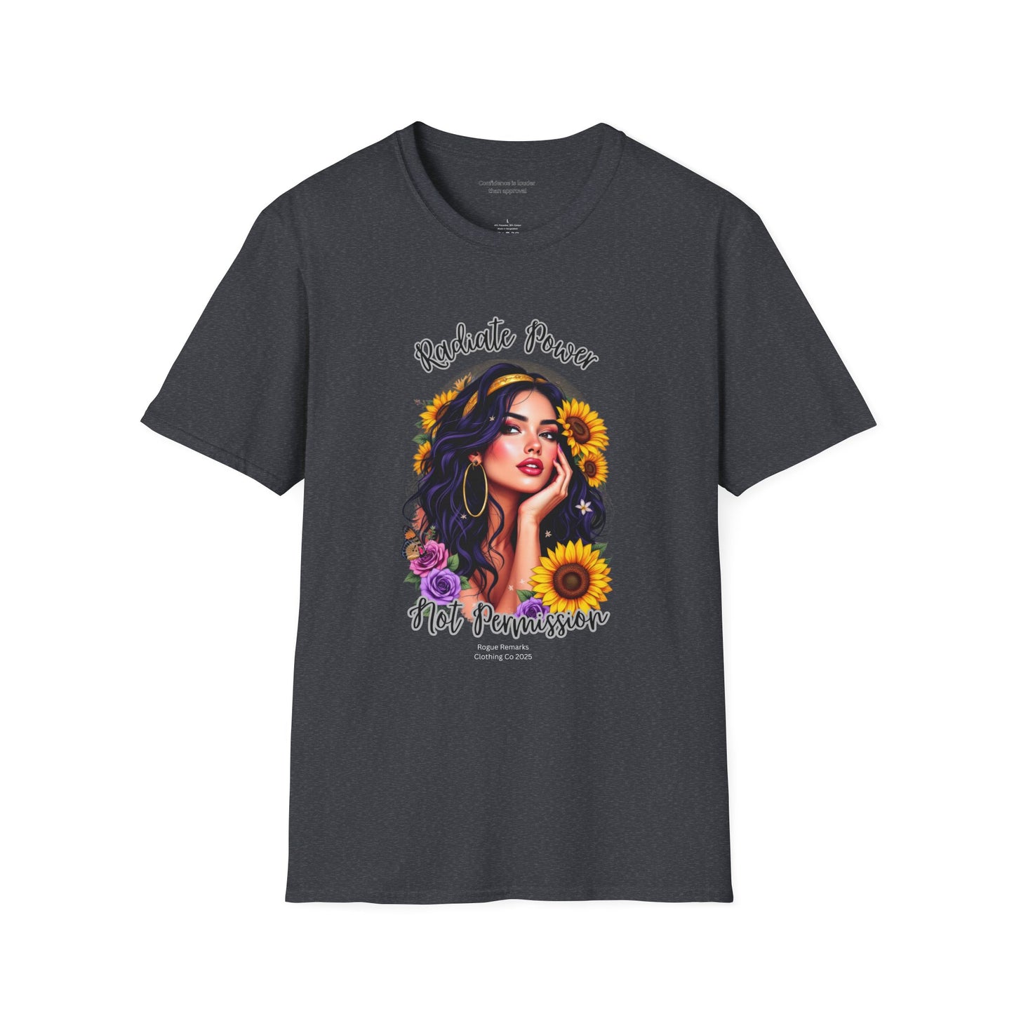 Radiate Power, Not Permission Unisex Softstyle T-Shirt