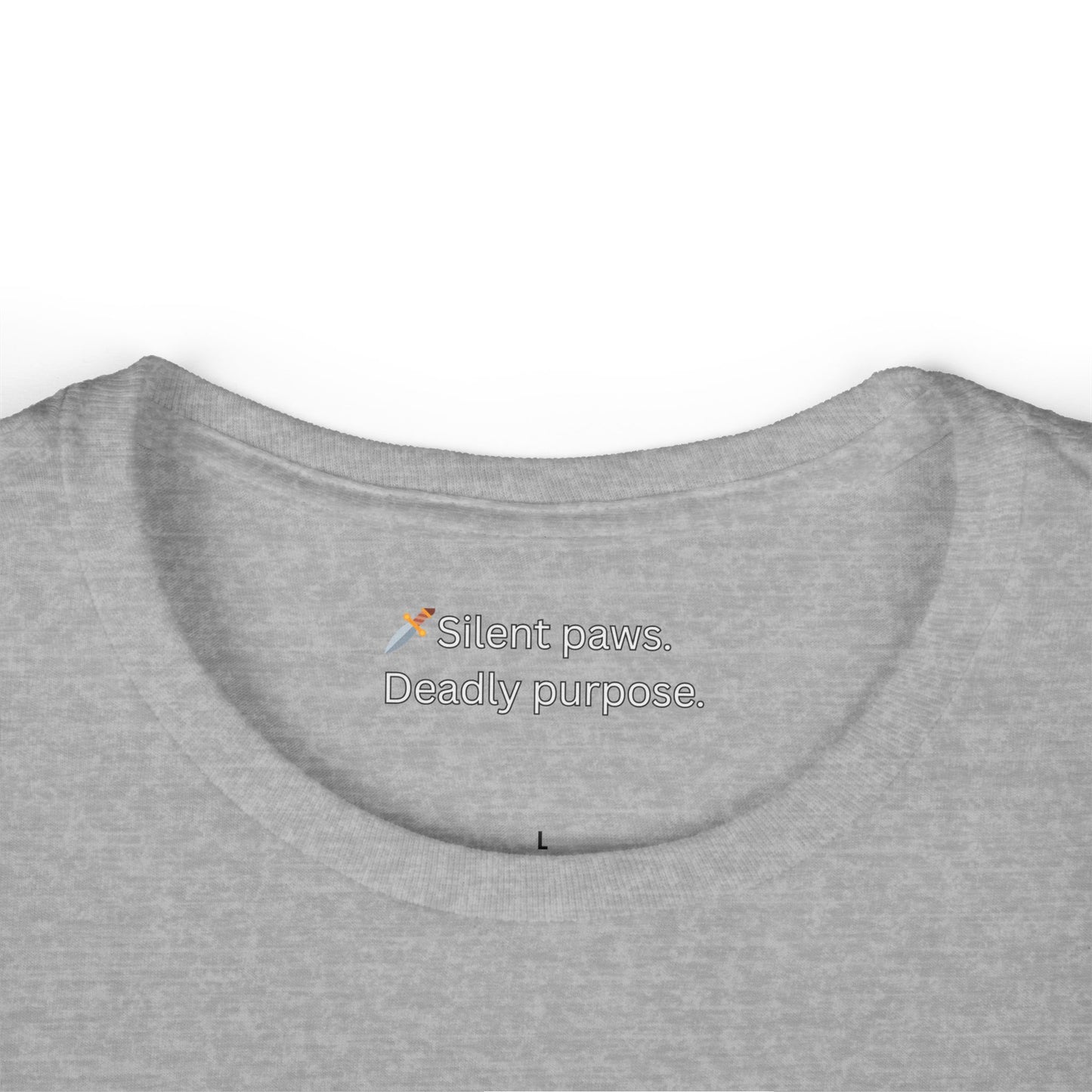 Samurai Cat Womens Softstyle Tee