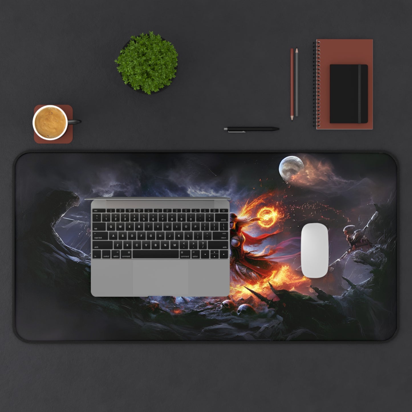 Elemental Duel Gaming Desk Mat