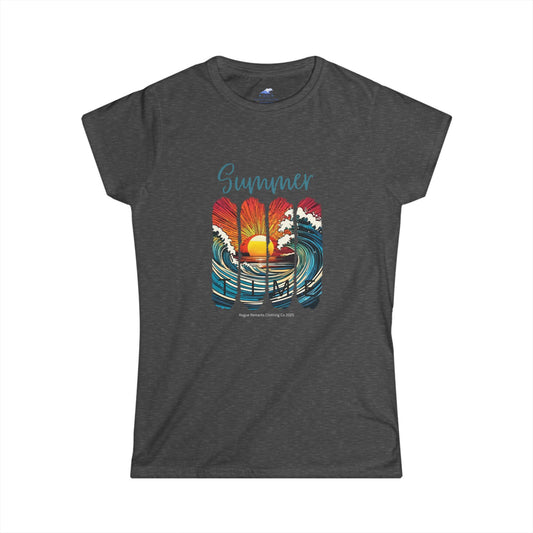 "Summer Time" Tee – Rogue Remarks Clothing Co. Women's Softstyle T-Shirt