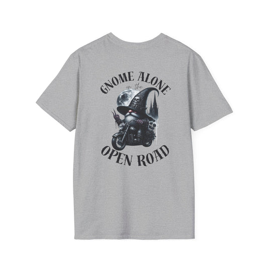 Gnome Alone on the Open Road Unisex Softstyle T-Shirt