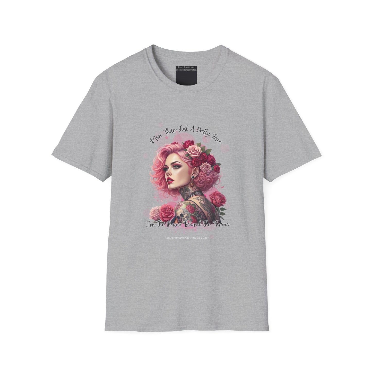 Stylish Unisex T-Shirt with Floral Tattoo Design - Perfect for Bold Fashion Enthusiasts