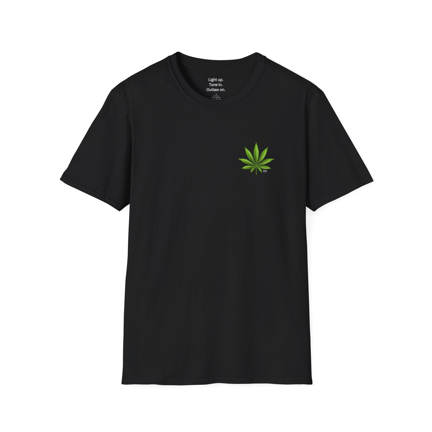 Take a Toke and Play Some Outlaw Country Unisex Softstyle Tee