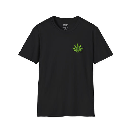 Take a Toke and Play Some Outlaw Country Unisex Softstyle Tee