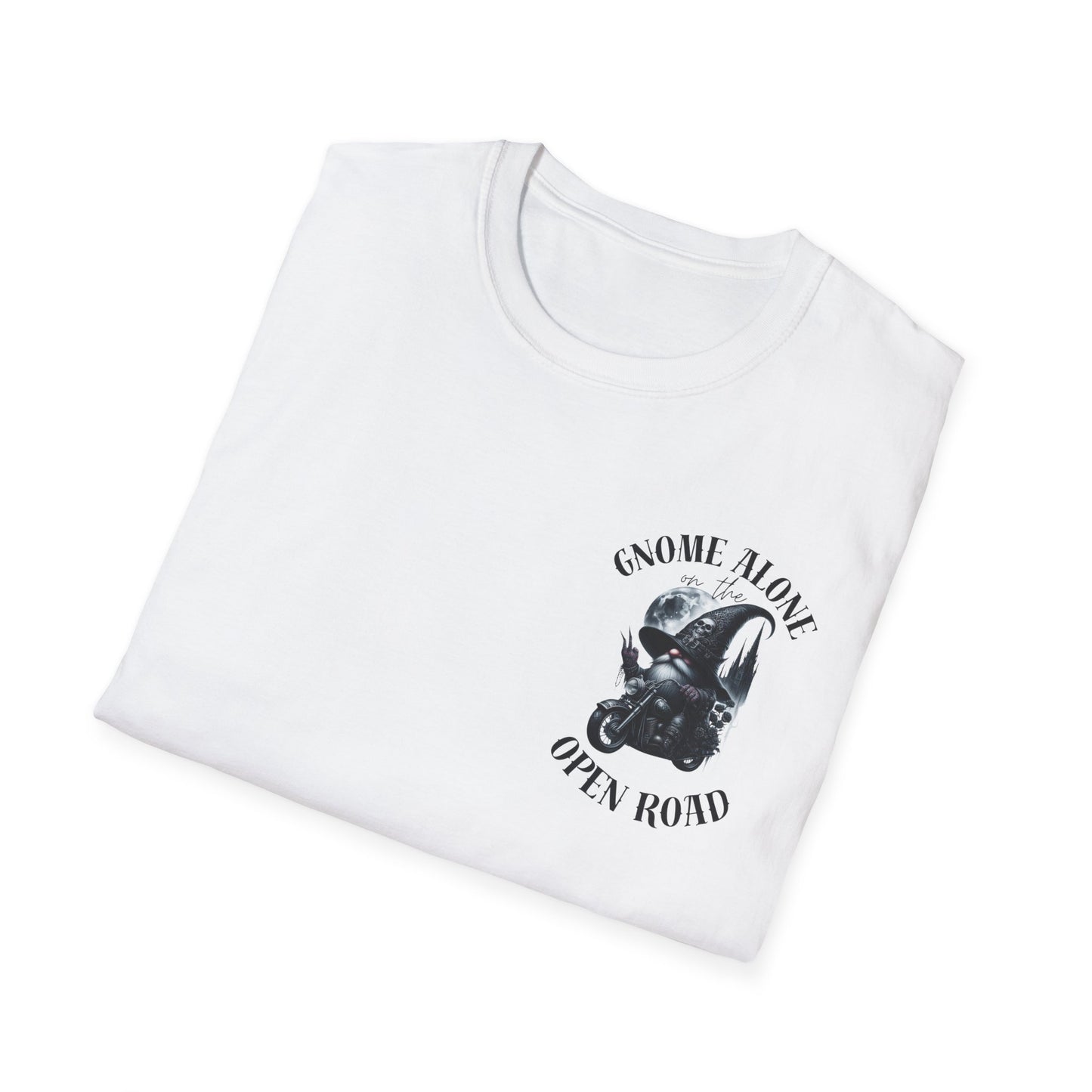 Gnome Alone on the Open Road Unisex Softstyle T-Shirt