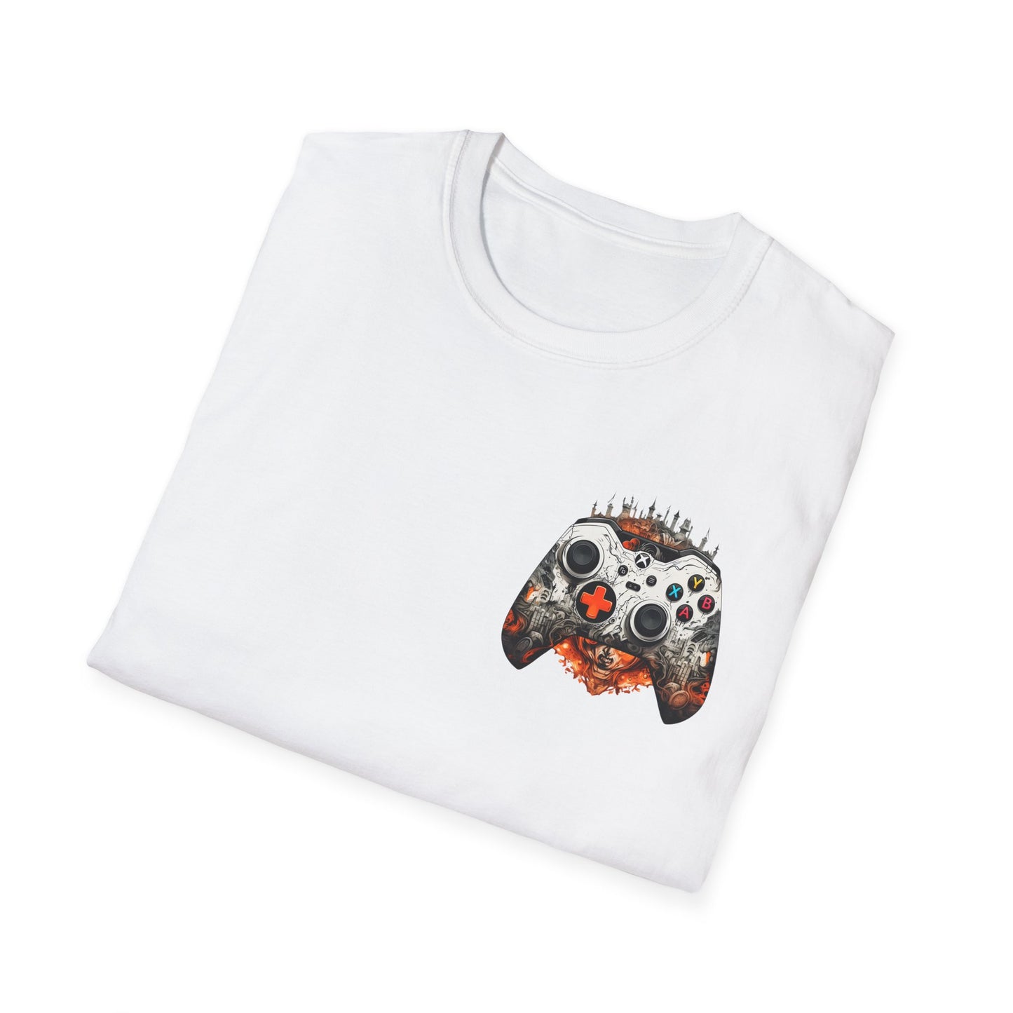 Unleash Your Inner Gamer with Our “Play Hard” Unisex Softstyle T-Shirt