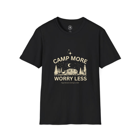 Camp More, Worry Less Tee – Stargazer Edition Unisex T-Shirt
