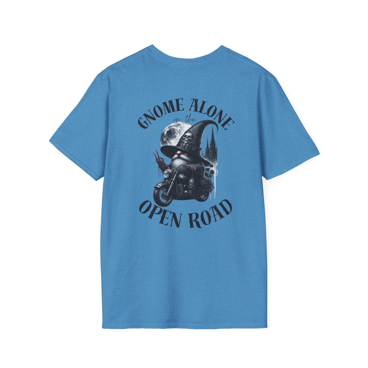 Gnome Alone on the Open Road Unisex Softstyle T-Shirt