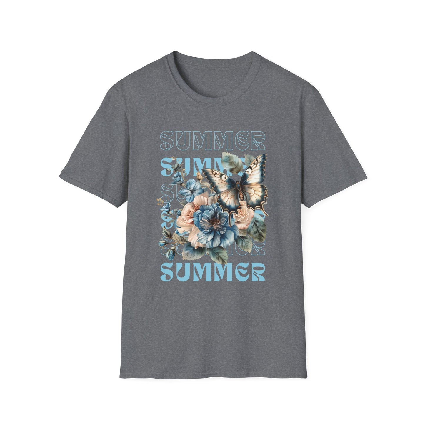 Vibrant Butterfly Tee | Unisex Joyful Summer Shirt