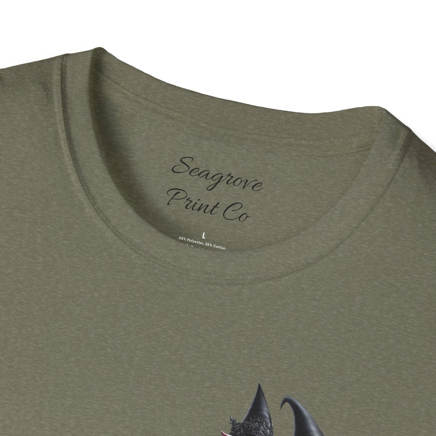 “Gothic Vibes, Midnight Rides” Unisex Softstyle T-Shirt