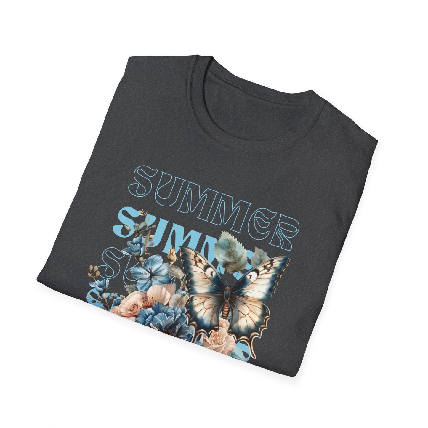 Vibrant Butterfly Tee | Unisex Joyful Summer Shirt