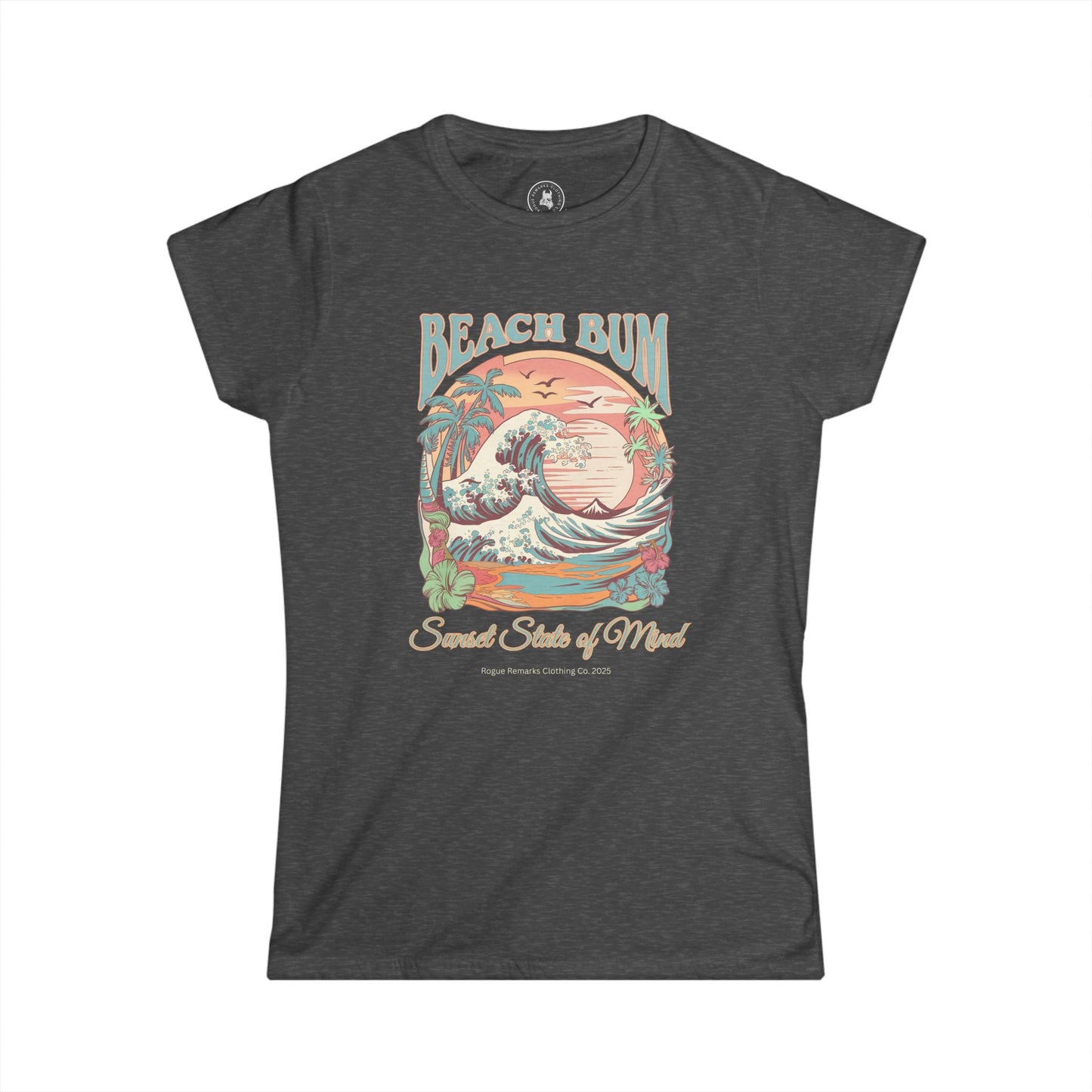 Beach Bum – Sunset State of Mind Women's Softstyle Tee
