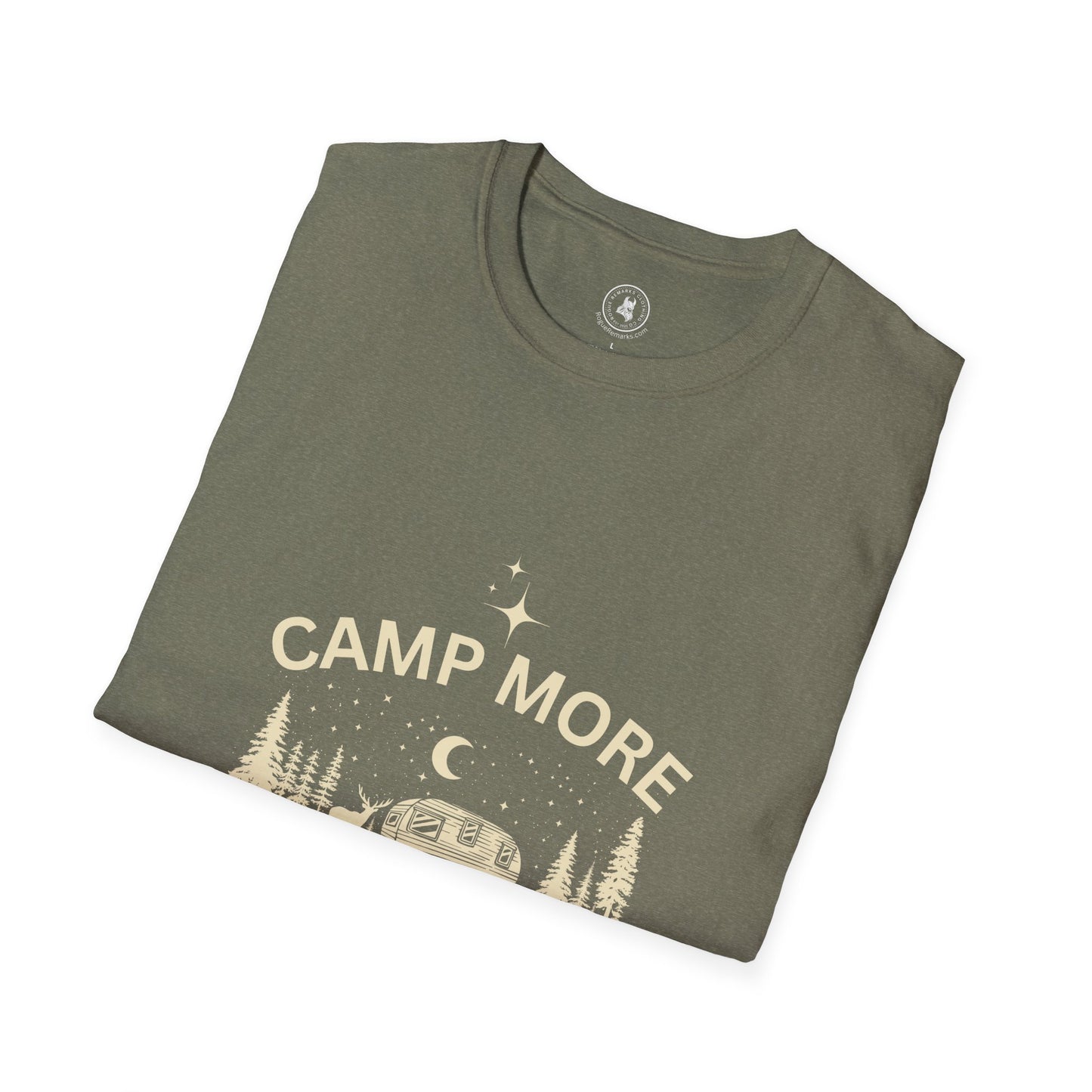 Camp More, Worry Less Tee – Stargazer Edition Unisex T-Shirt