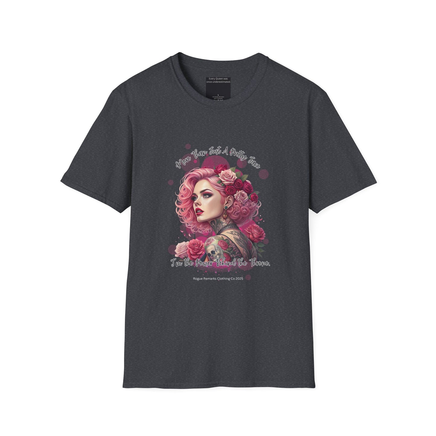 Stylish Unisex T-Shirt with Floral Tattoo Design - Perfect for Bold Fashion Enthusiasts