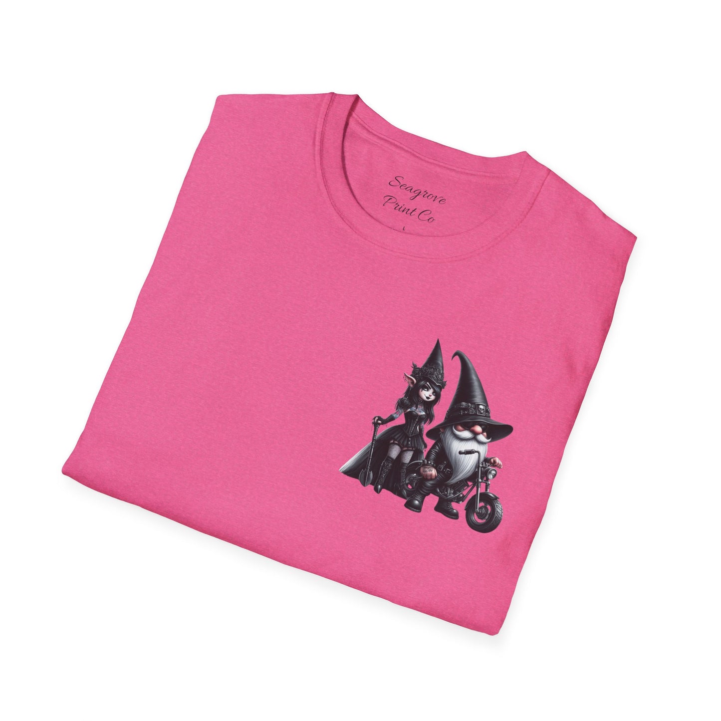 “Gothic Vibes, Midnight Rides” Unisex Softstyle T-Shirt