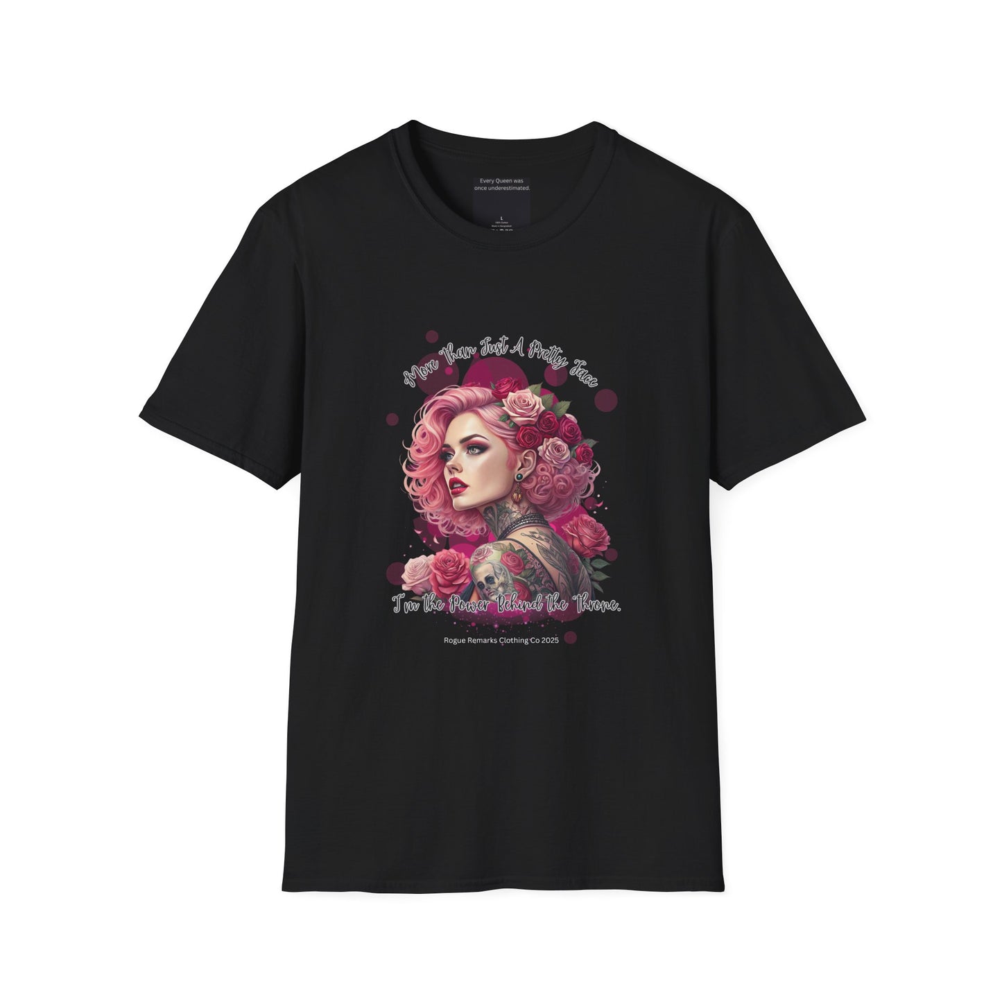 Stylish Unisex T-Shirt with Floral Tattoo Design - Perfect for Bold Fashion Enthusiasts