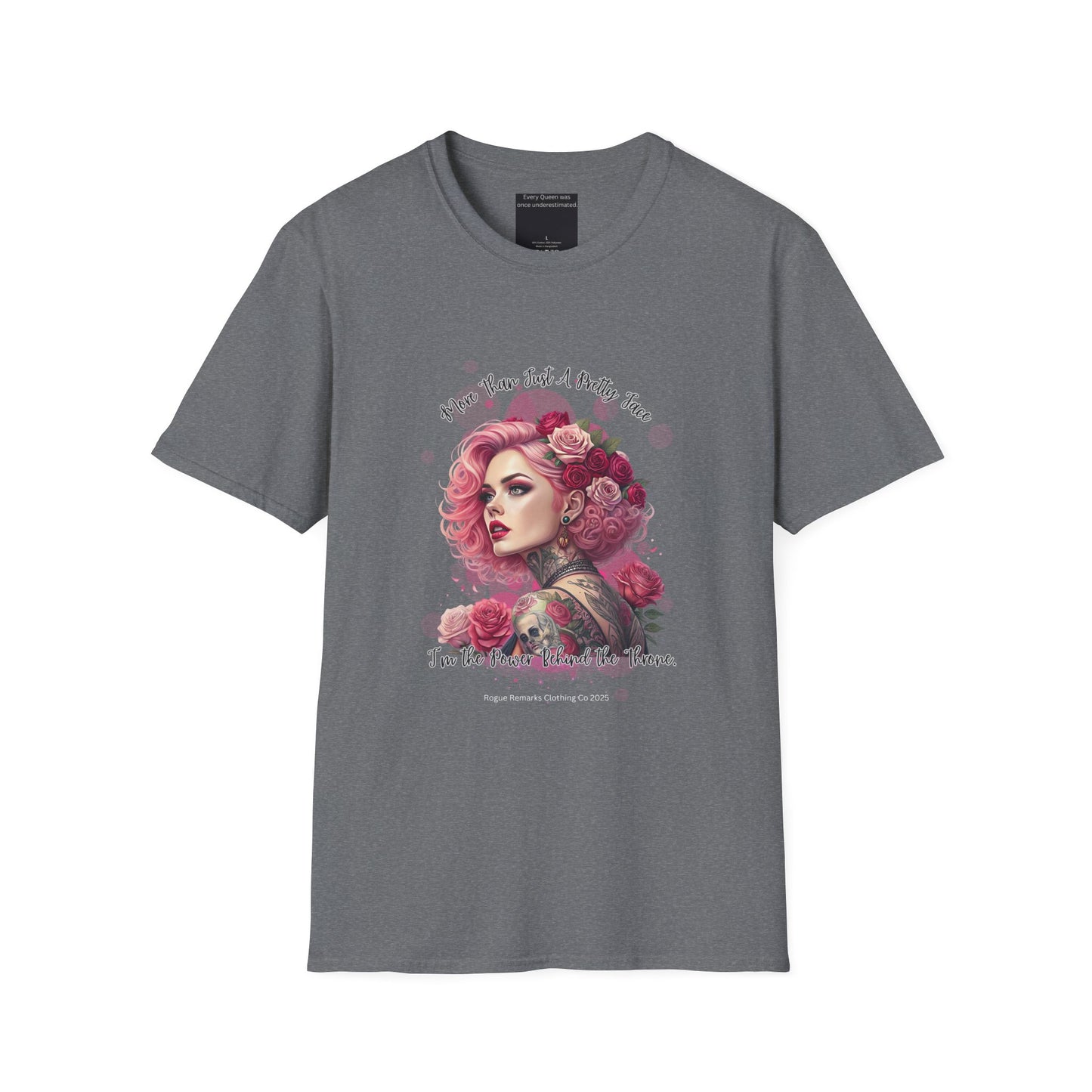 Stylish Unisex T-Shirt with Floral Tattoo Design - Perfect for Bold Fashion Enthusiasts