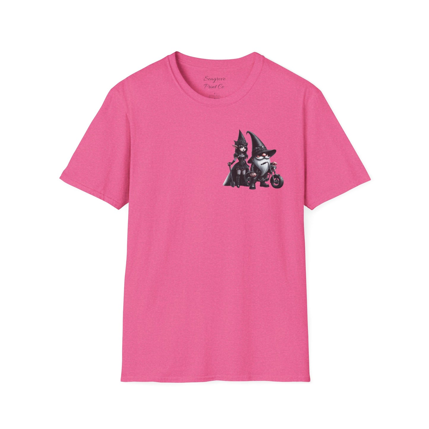 “Gothic Vibes, Midnight Rides” Unisex Softstyle T-Shirt