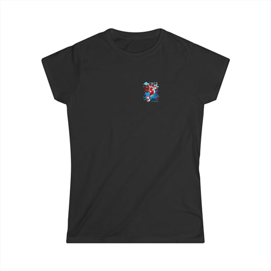 Koi Graphic Women's Softstyle Tee - Japanese Theme