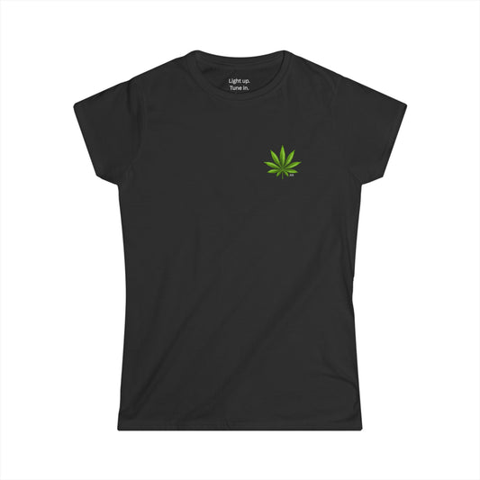 Take a Toke and Play Some Outlaw Country Women’s Softstyle Tee