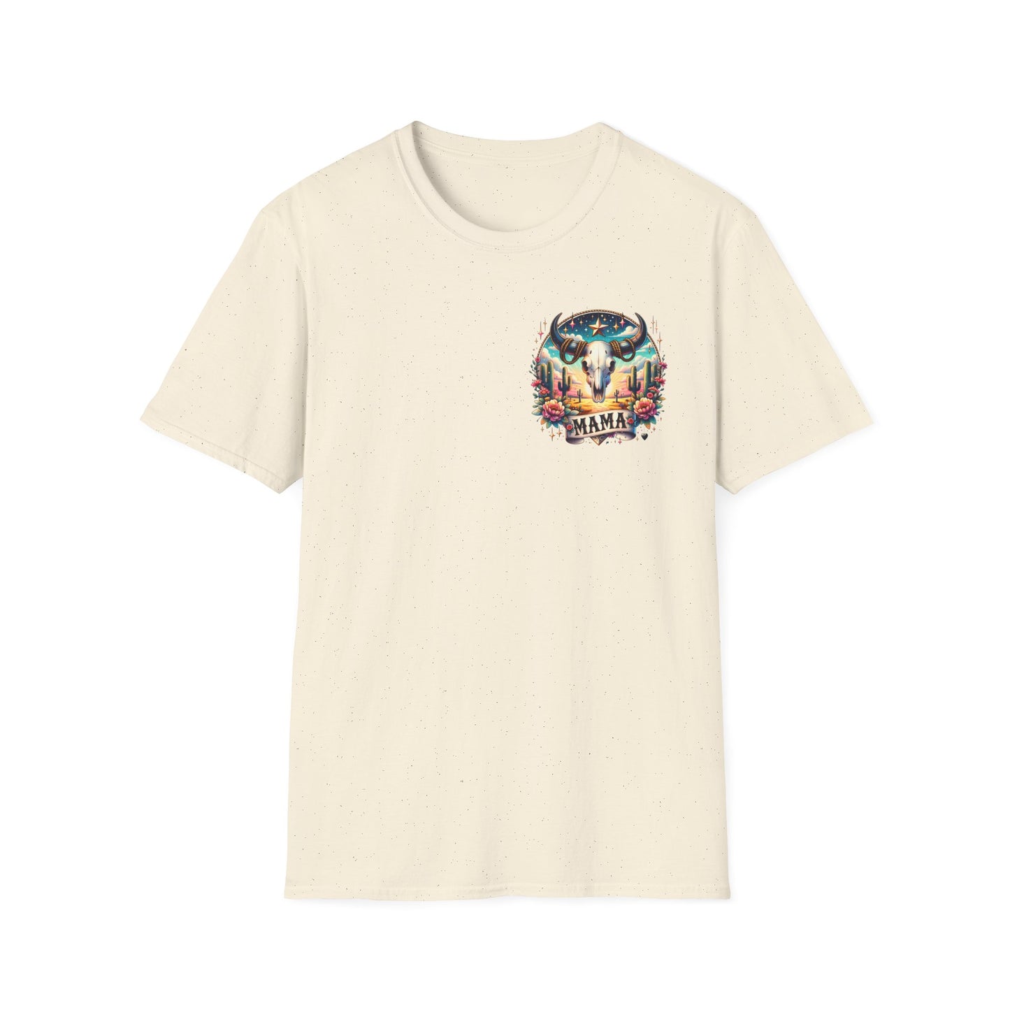 “Mama” Bull Skull Unisex Softstyle T-Shirt