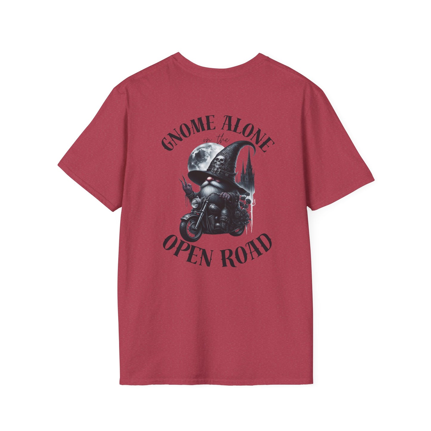 Gnome Alone on the Open Road Unisex Softstyle T-Shirt