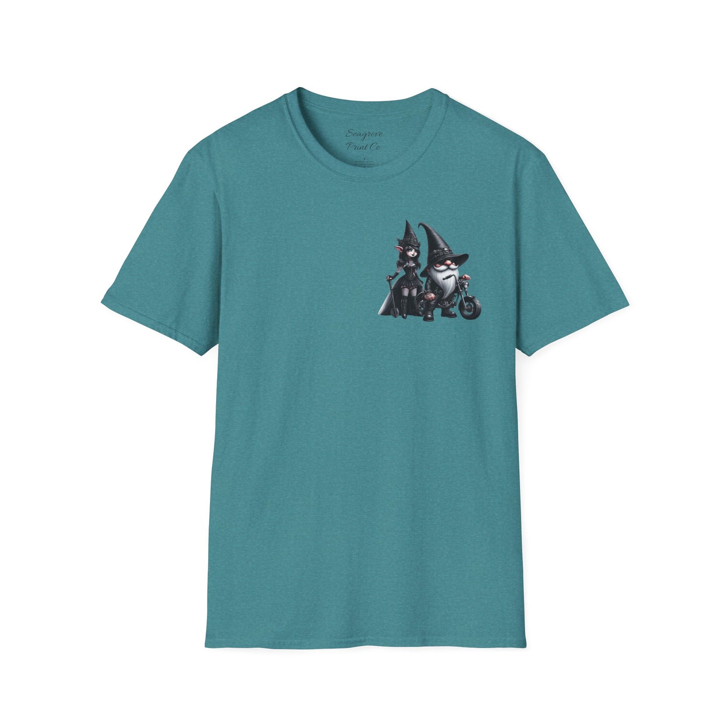 “Gothic Vibes, Midnight Rides” Unisex Softstyle T-Shirt