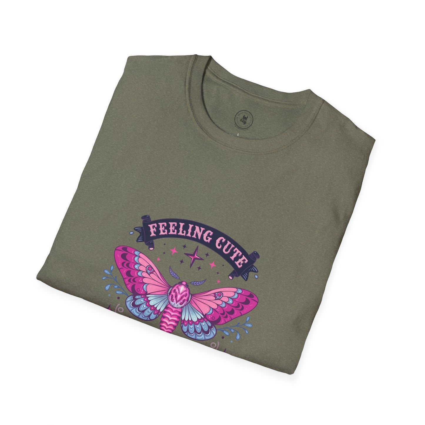 Feeling Cute, Might Hex You Later Unisex Tee – Moth Magic Edition