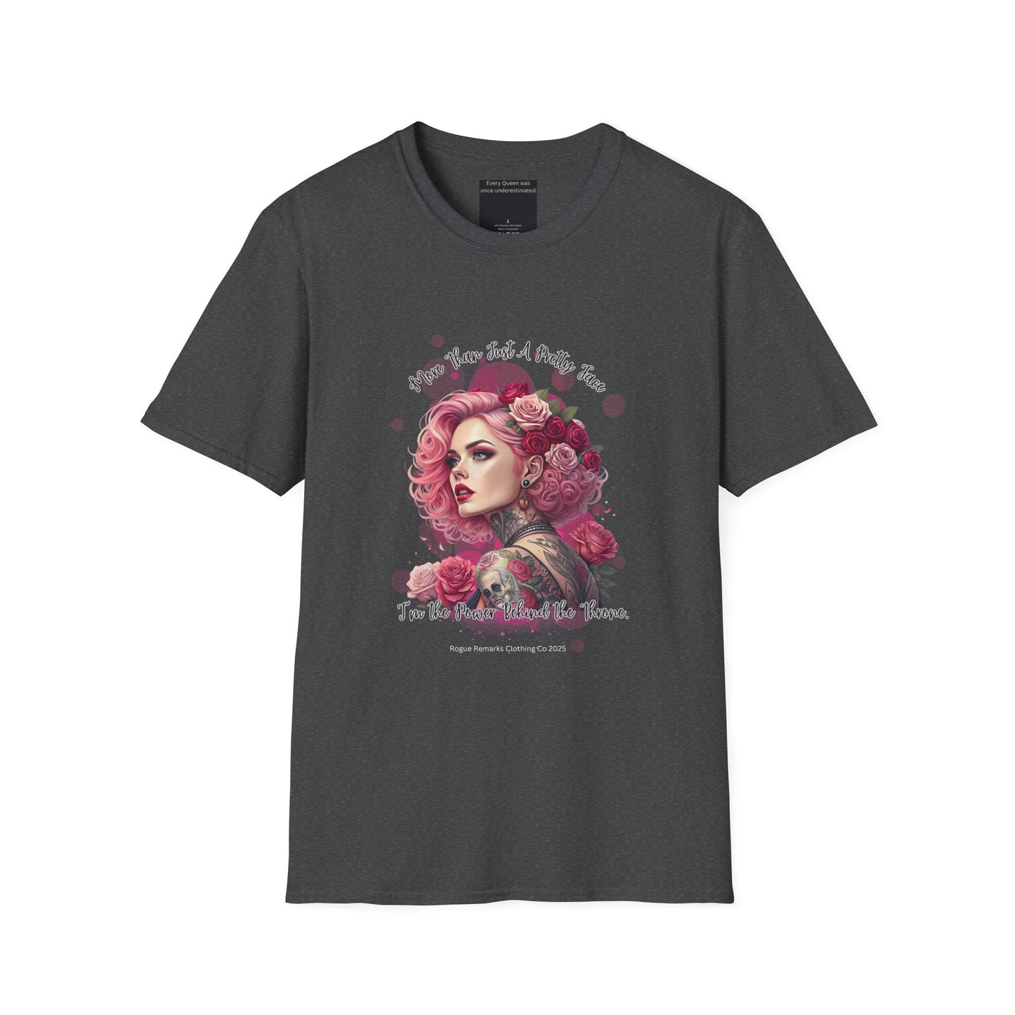 Stylish Unisex T-Shirt with Floral Tattoo Design - Perfect for Bold Fashion Enthusiasts