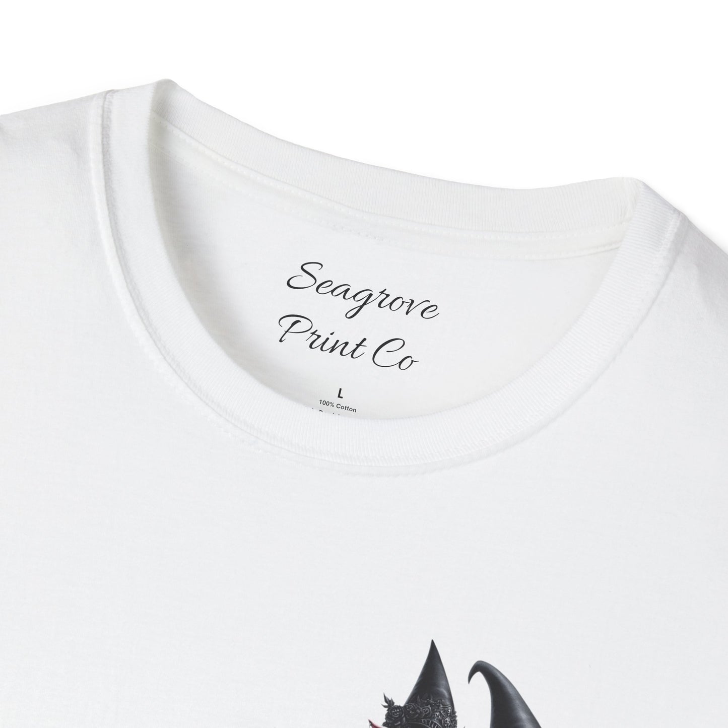 “Gothic Vibes, Midnight Rides” Unisex Softstyle T-Shirt