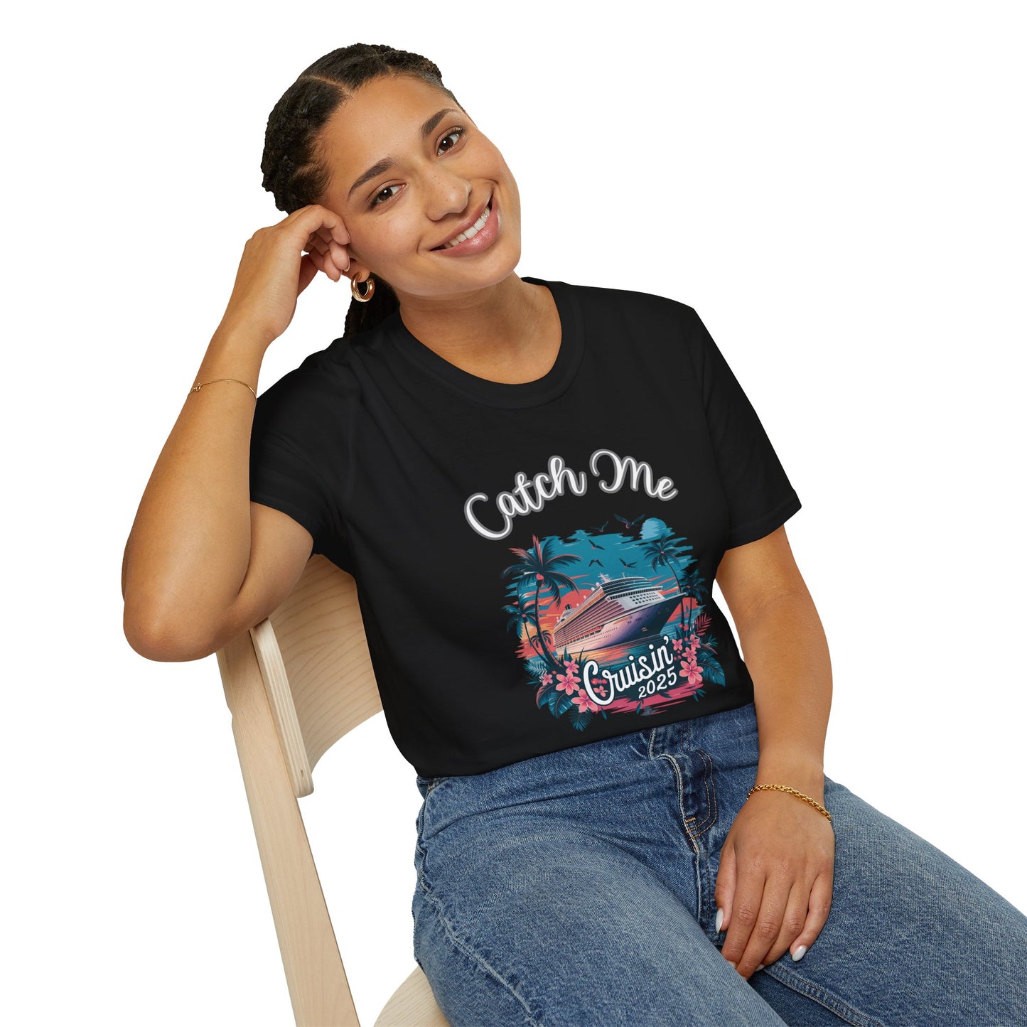 Catch Me Cruisin’ 2025 Tee – Anchors Up Edition Unisex Softstyle T-Shirt