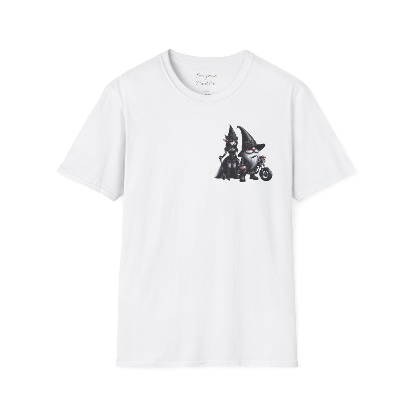 “Gothic Vibes, Midnight Rides” Unisex Softstyle T-Shirt