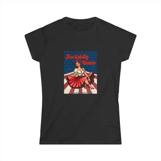 Rockabilly Queen Women's Softstyle T-Shirt