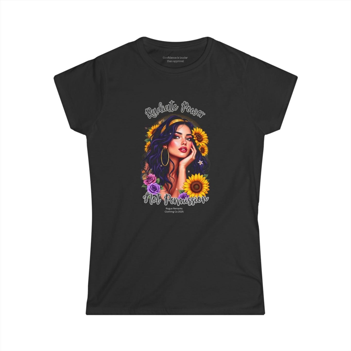 Radiate Power, Not Permission Women's Graphic Tee