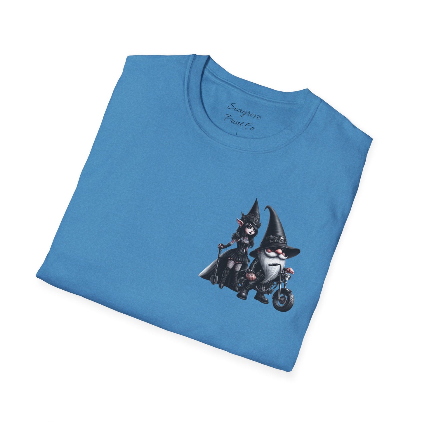 “Gothic Vibes, Midnight Rides” Unisex Softstyle T-Shirt