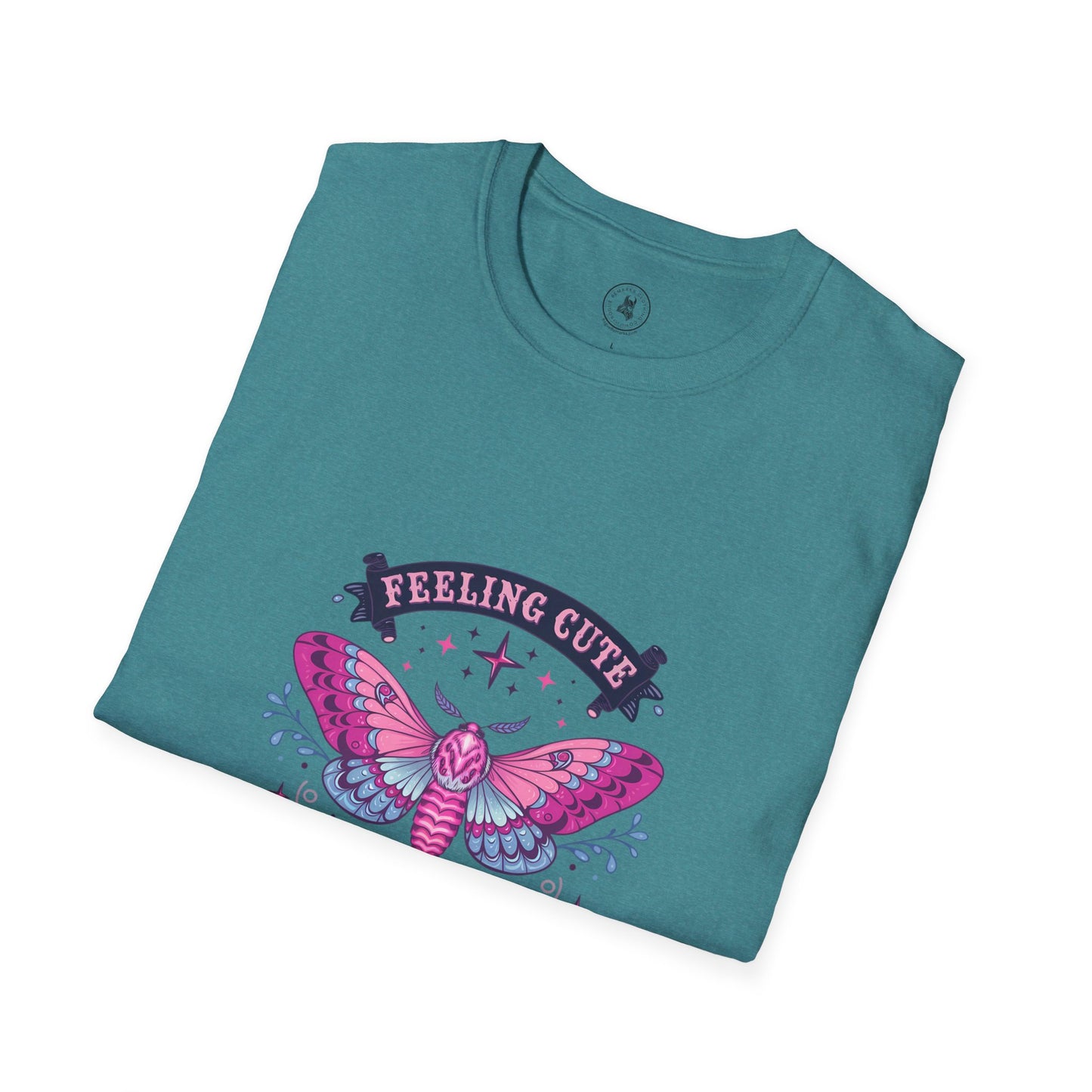Feeling Cute, Might Hex You Later Unisex Tee – Moth Magic Edition