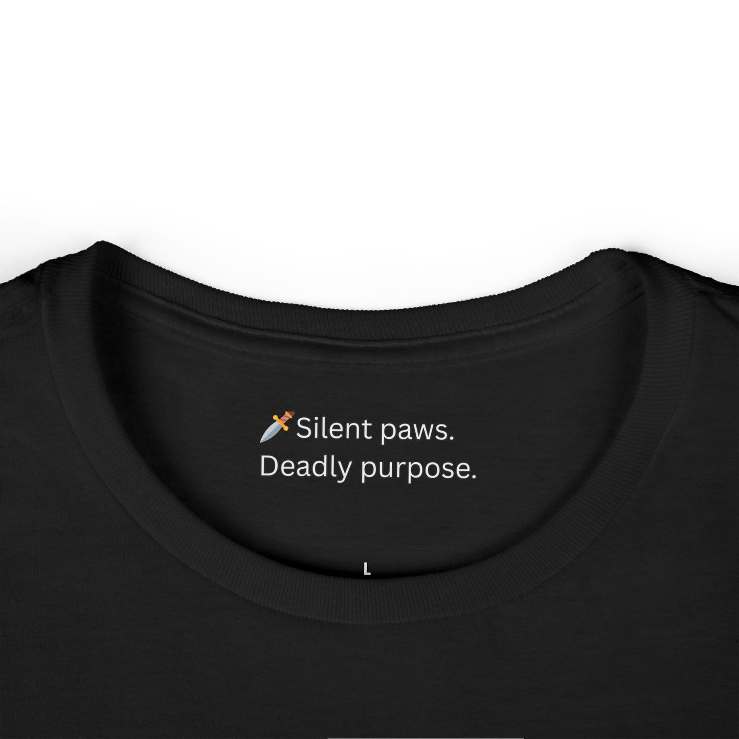 Samurai Cat Womens Softstyle Tee
