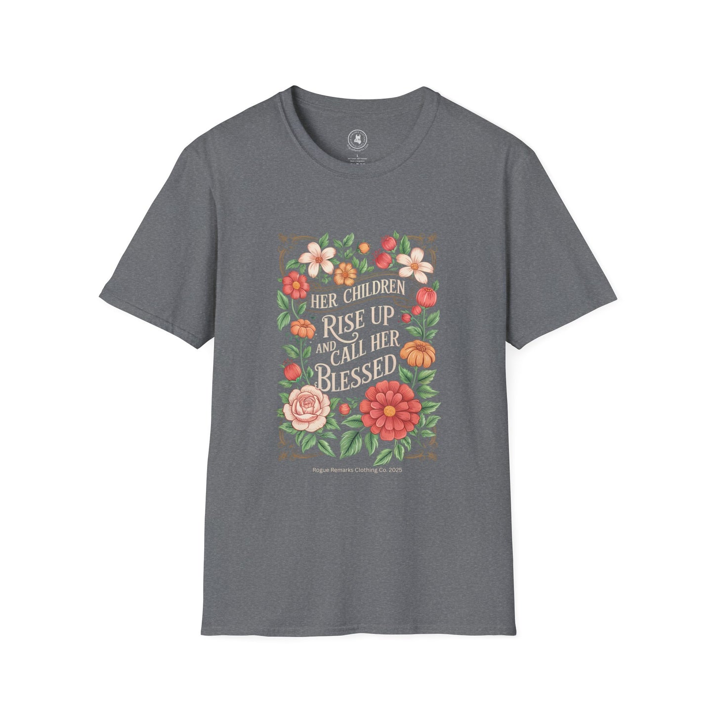 Her Children Call Her Blessed Tee – Legacy Bloom Edition Unisex T-Shirt