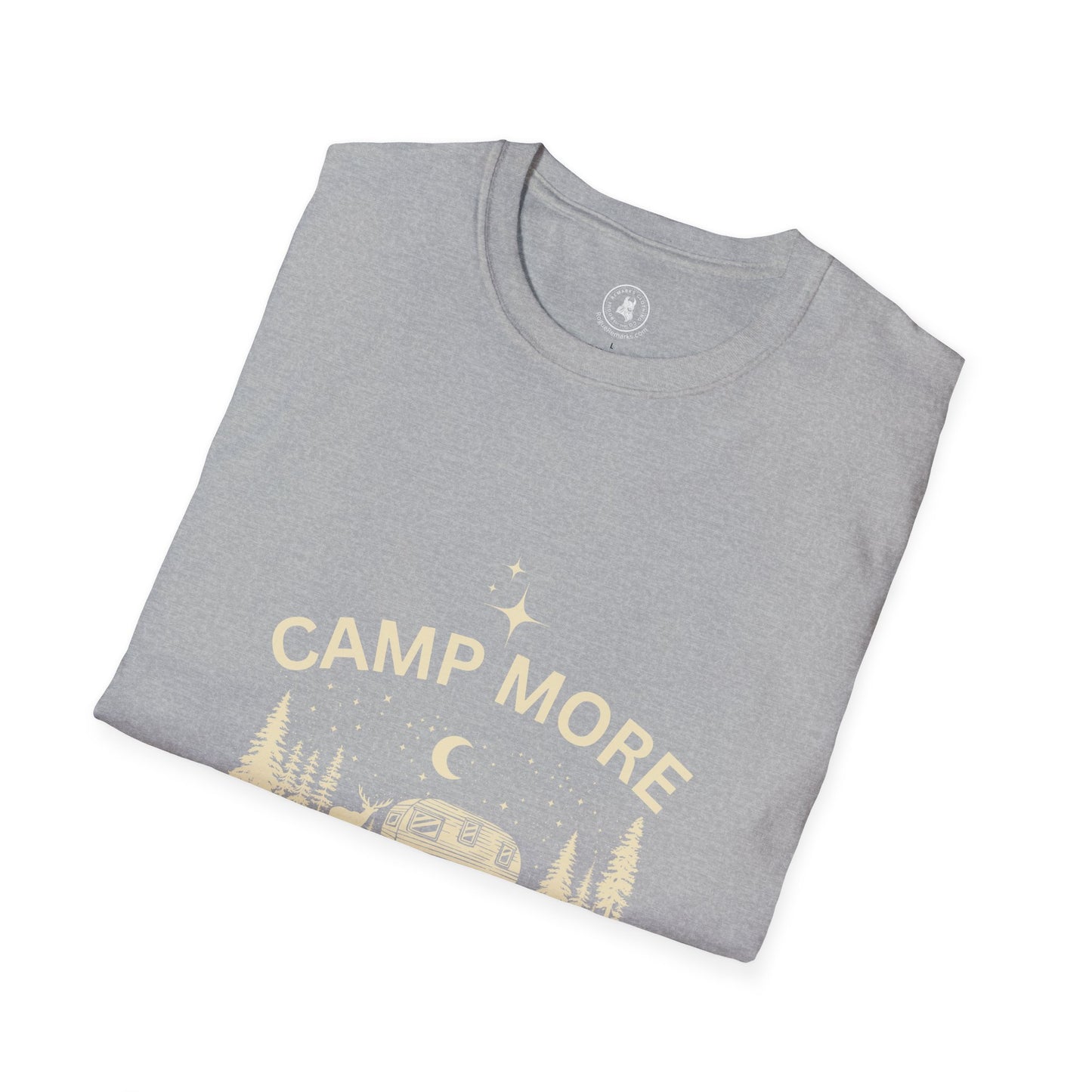 Camp More, Worry Less Tee – Stargazer Edition Unisex T-Shirt