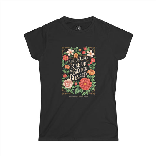 Her Children Call Her Blessed Tee – Legacy Bloom Edition Women's Shirt