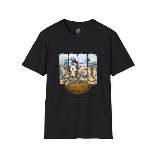 Texas Hill Country Tee – Lone Star Roots Edition Unisex Softstyle Tee