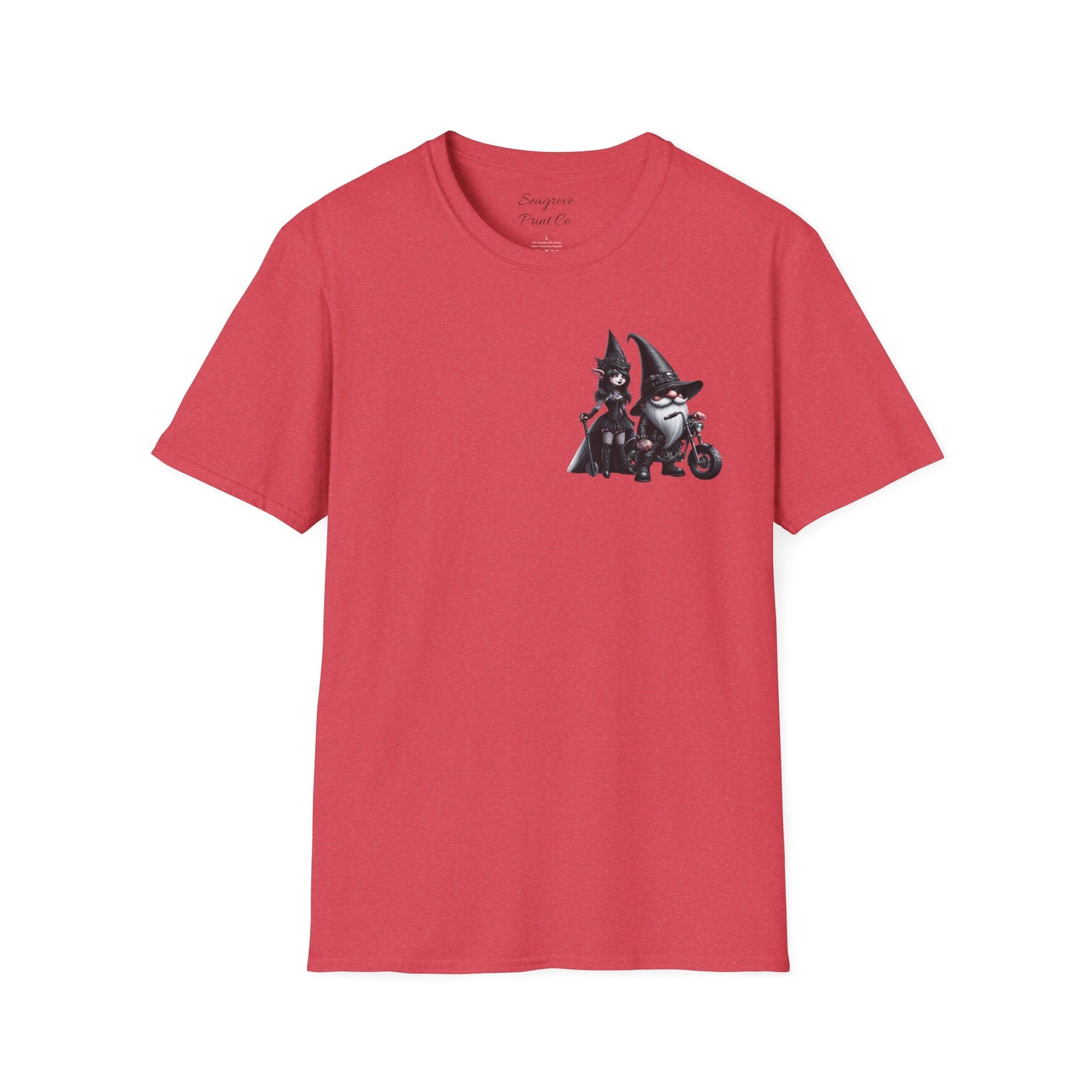 “Gothic Vibes, Midnight Rides” Unisex Softstyle T-Shirt