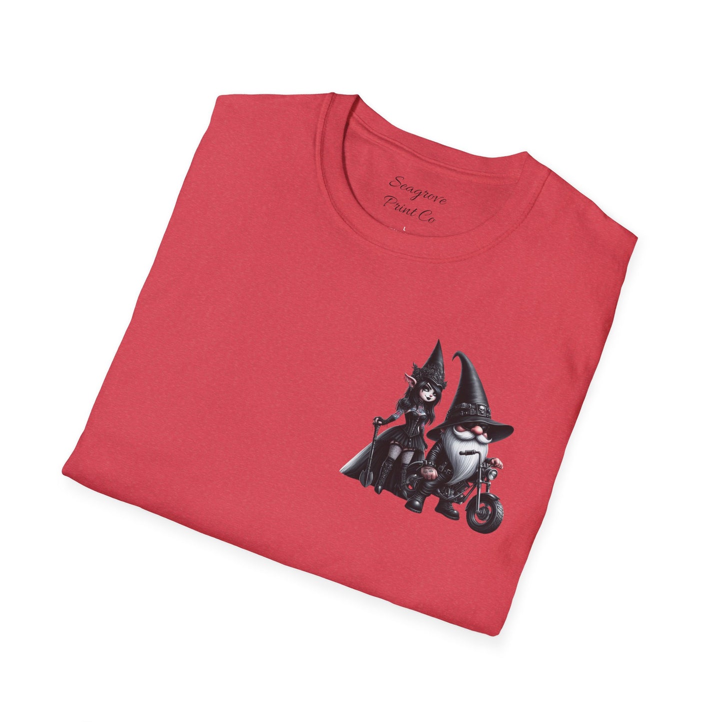 “Gothic Vibes, Midnight Rides” Unisex Softstyle T-Shirt